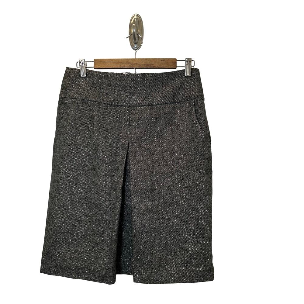 J. Crew Grey Virgin Wool Workwear‎ career Pencil Skirt with Pockets Size 10